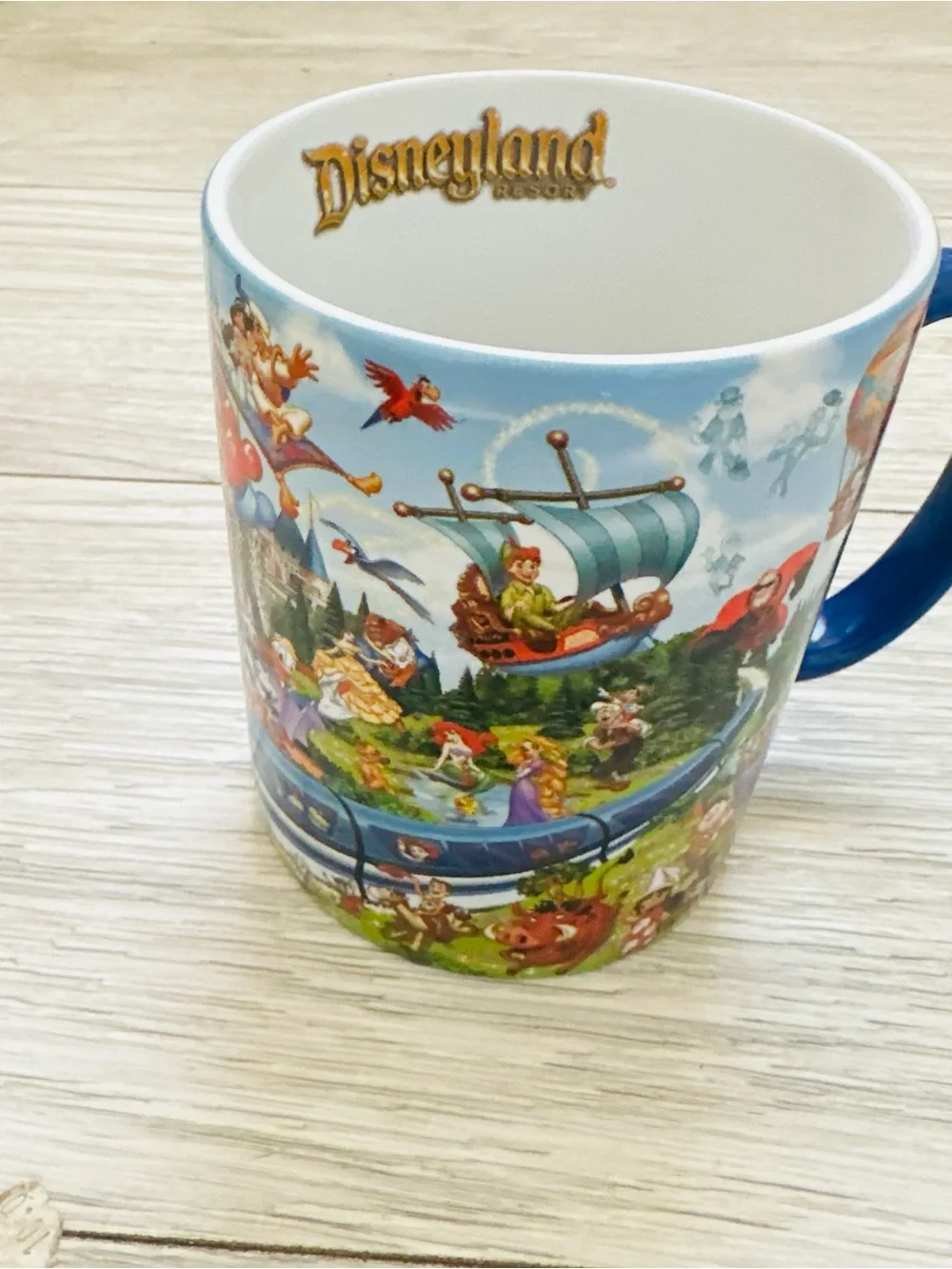 Disney Multicharacter Kids Mug with Blue Handle